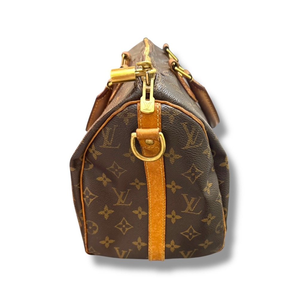 Louis Vuitton Speedy 30 Monogram Canvas Handbag Brown Satchel Classic - Picture 3 of 16